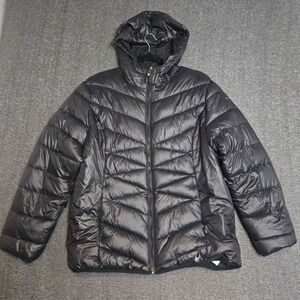 Spyder‎ Women's Alyce Short Puffer Jacket Sz XL Black Ski Winter Snow NWOT